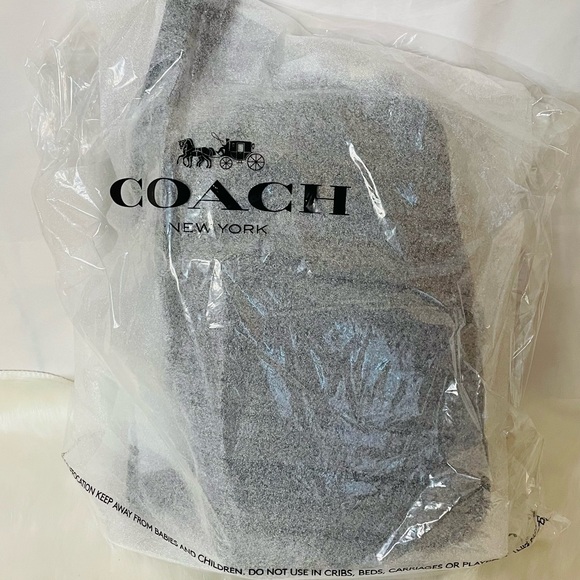 NWT Coach Turner Pack Black Sling backpack bag - Picture 7 of 13